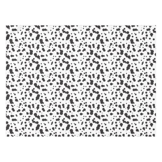 Dalmatine Stippen Patroon Tafelkleed (Voorkant (Horizontaal))