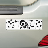 Dalmatiner Bumpersticker (Op auto)