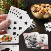 Dalmatiner Hartneus Pokerkaarten (Insitu)
