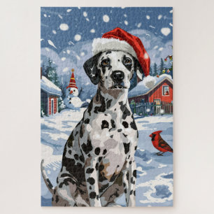 Dalmatiner Winter Wonderland Kerstvreugde Legpuzzel
