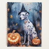 Dalmation d'Halloween avec effroi Citrouille (Devant)