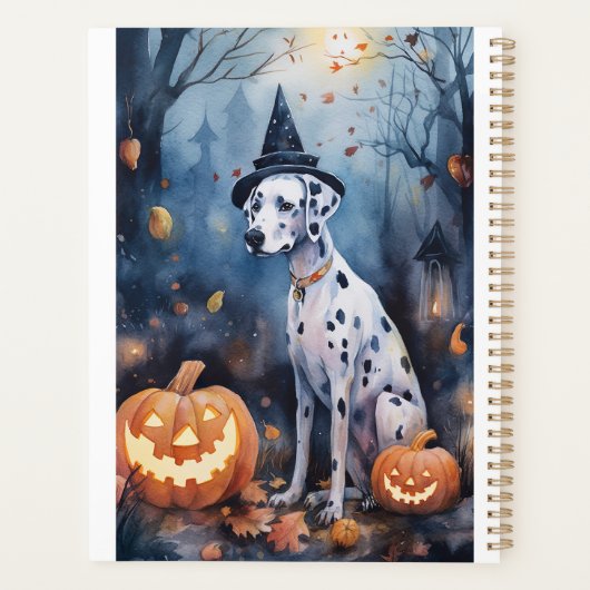 Dalmation d'Halloween avec effroi Citrouille (Dos)