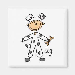 Dalmation Dog Dress Up Tshirts en geschenken Magneet