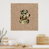  Dalmation Dog Print (Keuken)