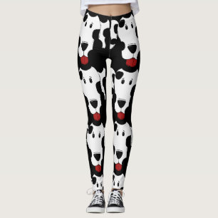 DALMATION DOG YOGA PANTS LEGGINGS