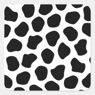 Dalmation Print Vierkante Sticker