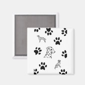 Dalmation-puppies Magneet (Voorkant / Achterkant)