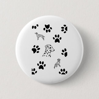 Dalmation-puppies Ronde Button 5,7 Cm