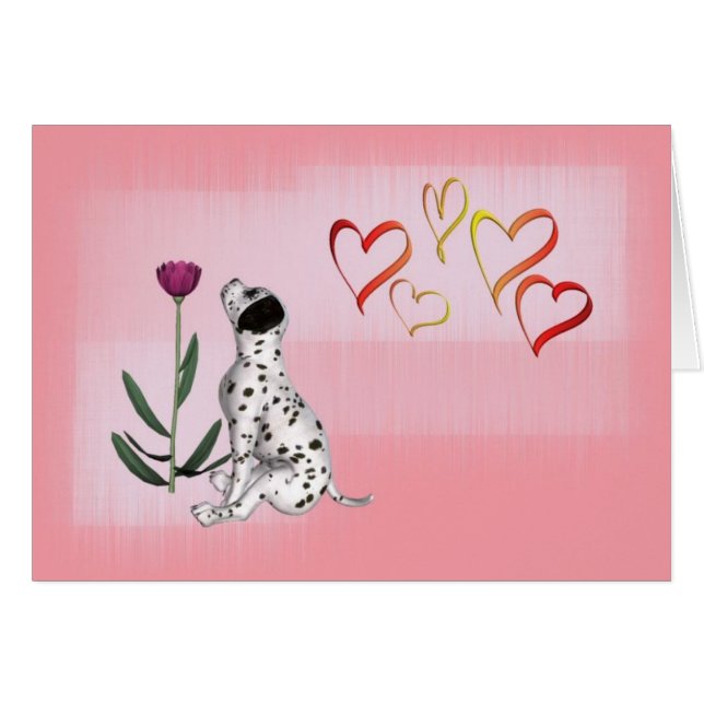 Dalmation Rose & Coeurs-do-it-yourself (Devant horizontal)