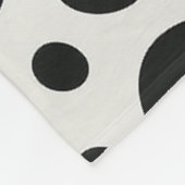 Dalmatisch geïnspireerd ontwerp fleece deken (Hoek)