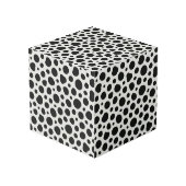 Dalmatisch geïnspireerd ontwerp kubus (Achter hoekig)