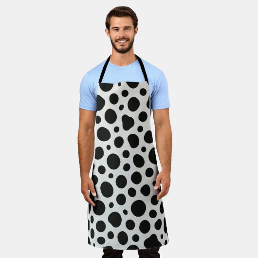 Dalmatisch geïnspireerd ontwerp schort (Gedragen)