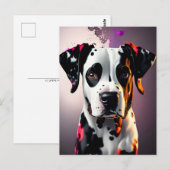 Dalmatisch, Postcrossing Briefkaart (Voorkant / Achterkant)