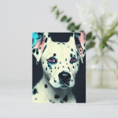 Dalmatisch, Postcrossing Briefkaart (Staand voorkant)