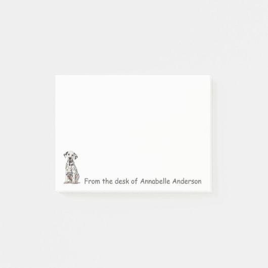 Dalmatisch Realistisch Personaliseren Post-it® Notes (Voorkant)