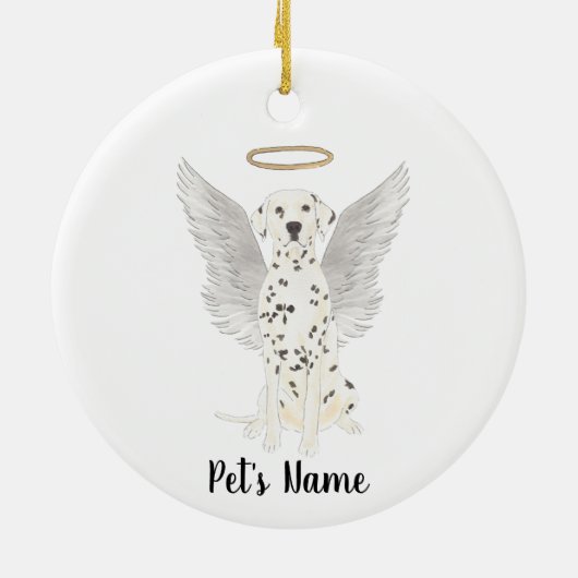 Dalmatisch Sympathie Monument Keramisch Ornament (Achterkant)