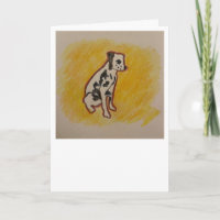Dalmatisch Wenskaart