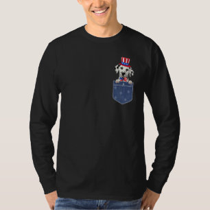 Dalmatische 4 juli voor vrouwen Hond Amerikaanse v T-shirt