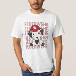 Dalmatische brandweerbrigade Dog Cute Dogs T-shirt