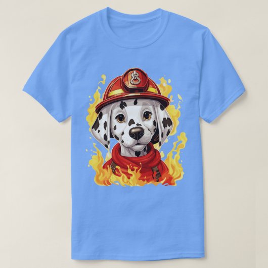 Dalmatische brandweerman 1 t-shirt (Design voorkant)