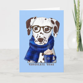 Dalmatische chocolade knuffels kaart