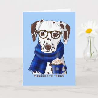 Dalmatische chocolade knuffels kaart