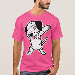 Dalmatische Dabbing Funny Dalmation Dab Dog Dance T-shirt