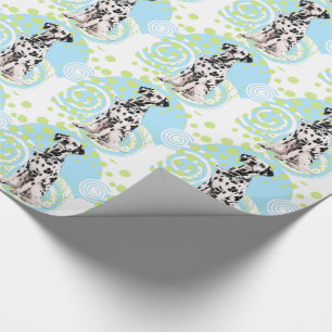 Dalmatische Doctor Dog met stethoscoop en bril Cadeaupapier