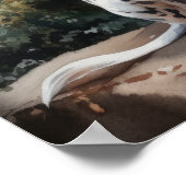 Dalmatische Dog Art Print Poster (Hoek)