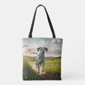 Dalmatische elegante Canvas tas (Achterkant)