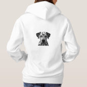 Dalmatische elegante hoodie (Achterkant)