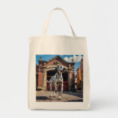 Dalmatische elegante kruidenier Canvas tas (Voorkant)