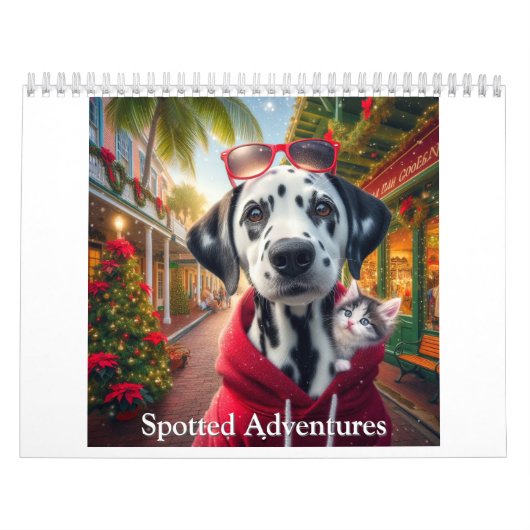 Dalmatische Gevlekte Avonturen Kalender (Hoes)
