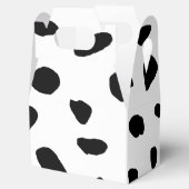 "Dalmatische" gunst box Bedankdoosjes (Geopend)