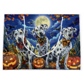 Dalmatische Halloween Spooky Groot Cadeauzakje (Voorkant)