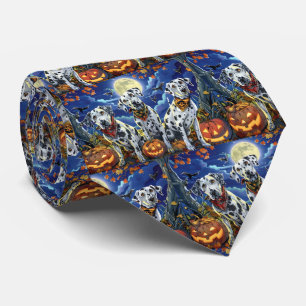 Dalmatische Halloween Spooky Stropdas