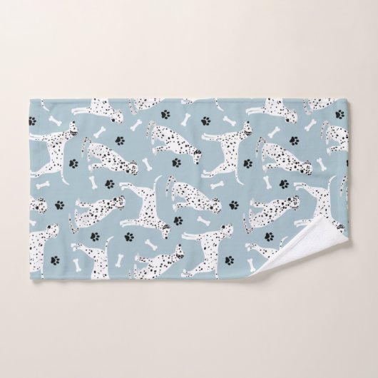 Dalmatische handdoekjes en Botten keukenset Bad Handdoek (Handdoek)
