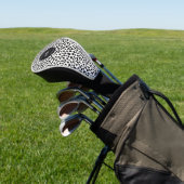 Dalmatische hond Abstract patroonmonogram Golfheadcover (Insitu)