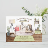 Dalmatische Hond Bewegende Aankondiging (Staand voorkant)