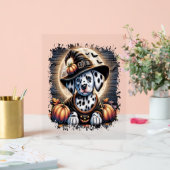 Dalmatische Hond Halloween Acryl Bord (Huwelijk)