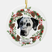 Dalmatische hond keramisch ornament (Voorkant)