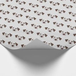 Dalmatische hond met bruine poot cadeaupapier