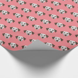 Dalmatische hond met bruine poot cadeaupapier