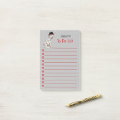 Dalmatische hond met Pet schilderij Post-it® Notes (Op bureau)