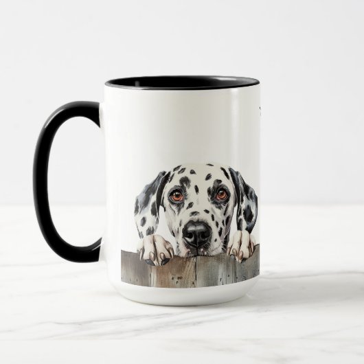Dalmatische Hond Mok (Links)