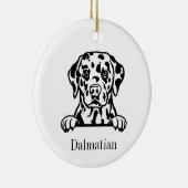 Dalmatische hond ornament (Rechts)