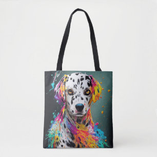 Dalmatische Hond Pet Leuke Schattige Dierenmetgeze Draagtas