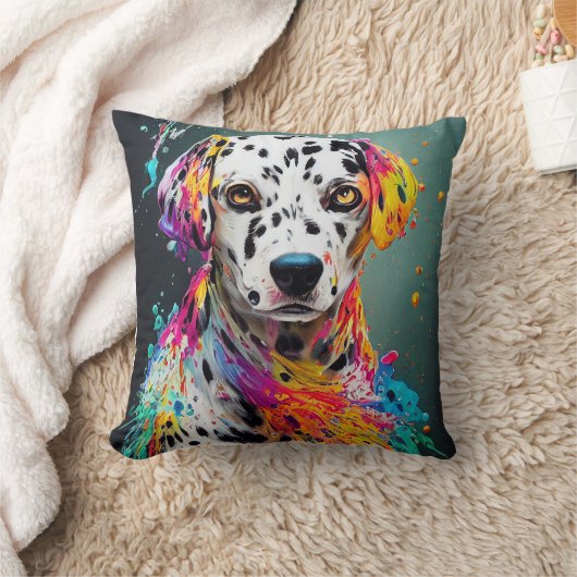 Dalmatische Hond Pet Leuke Schattige Dierenmetgeze Kussen (Deken)