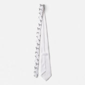 Dalmatische hond stropdas (Achterkant)