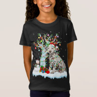 Dalmatische Hond Xmas Boom Verlichting Santa Dalma